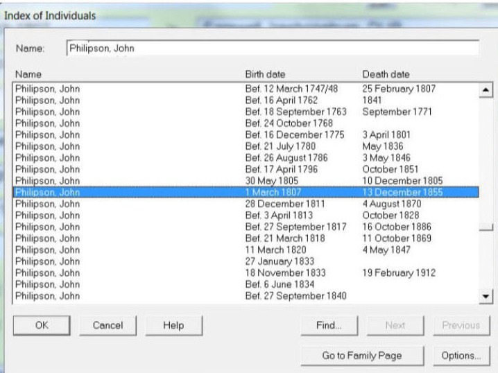 People Search Index Example